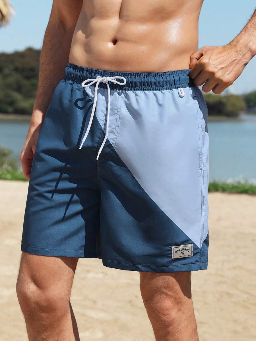 Manfinity VDAYZ Heren Strandshorts met Trekkoord - Perfect voor Koppels