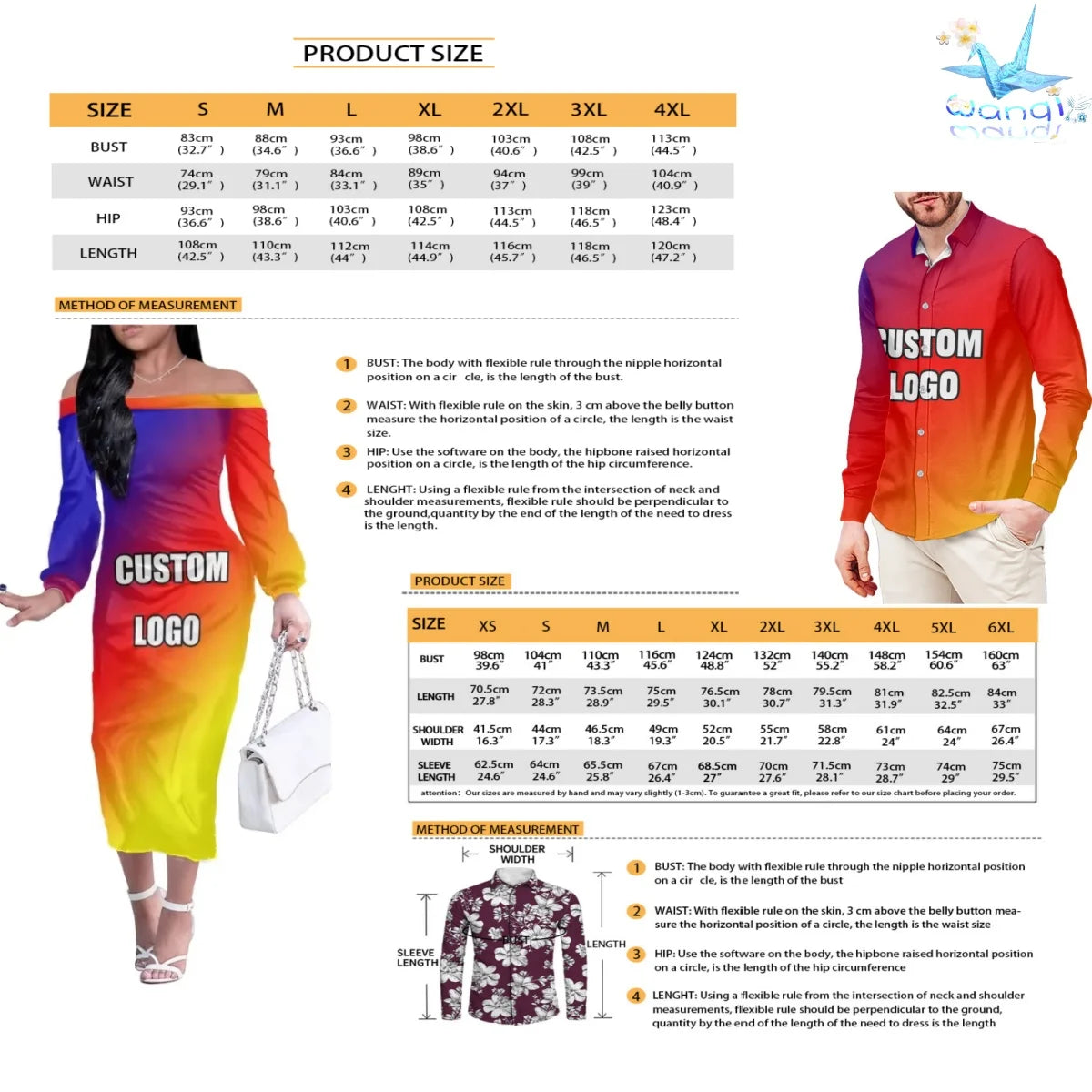 Customizable Polynesian Couple's Off-Shoulder Dress & Shirt Set