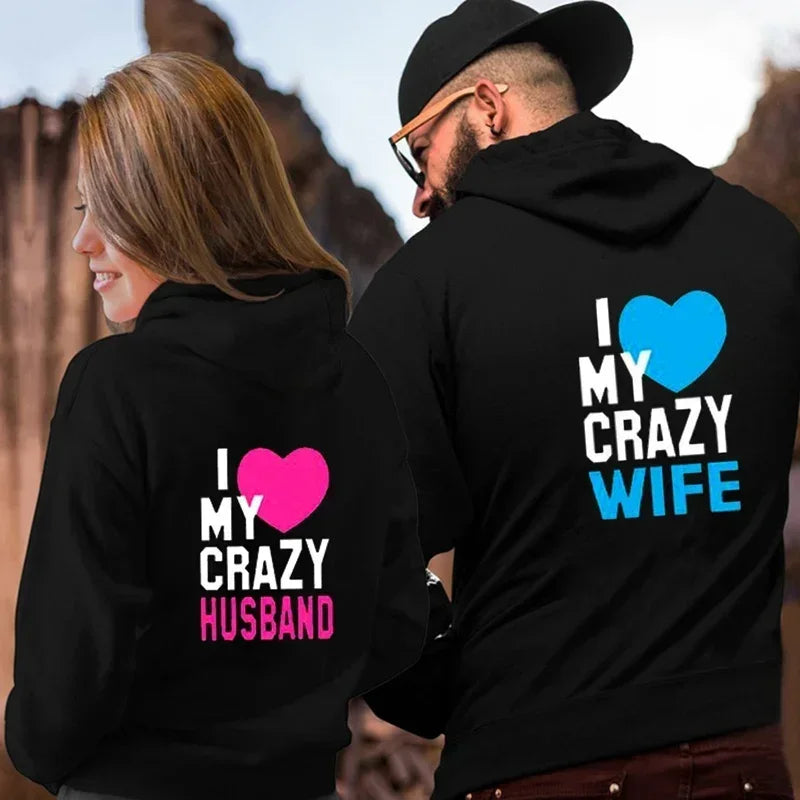 Crazy Love Couple Hoodies