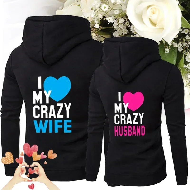 Crazy Love Couple Hoodies