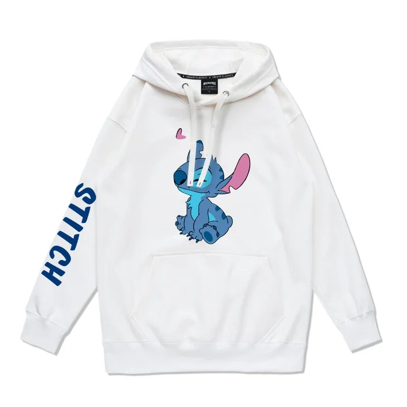 Stitch & Angel Couple Hoodies