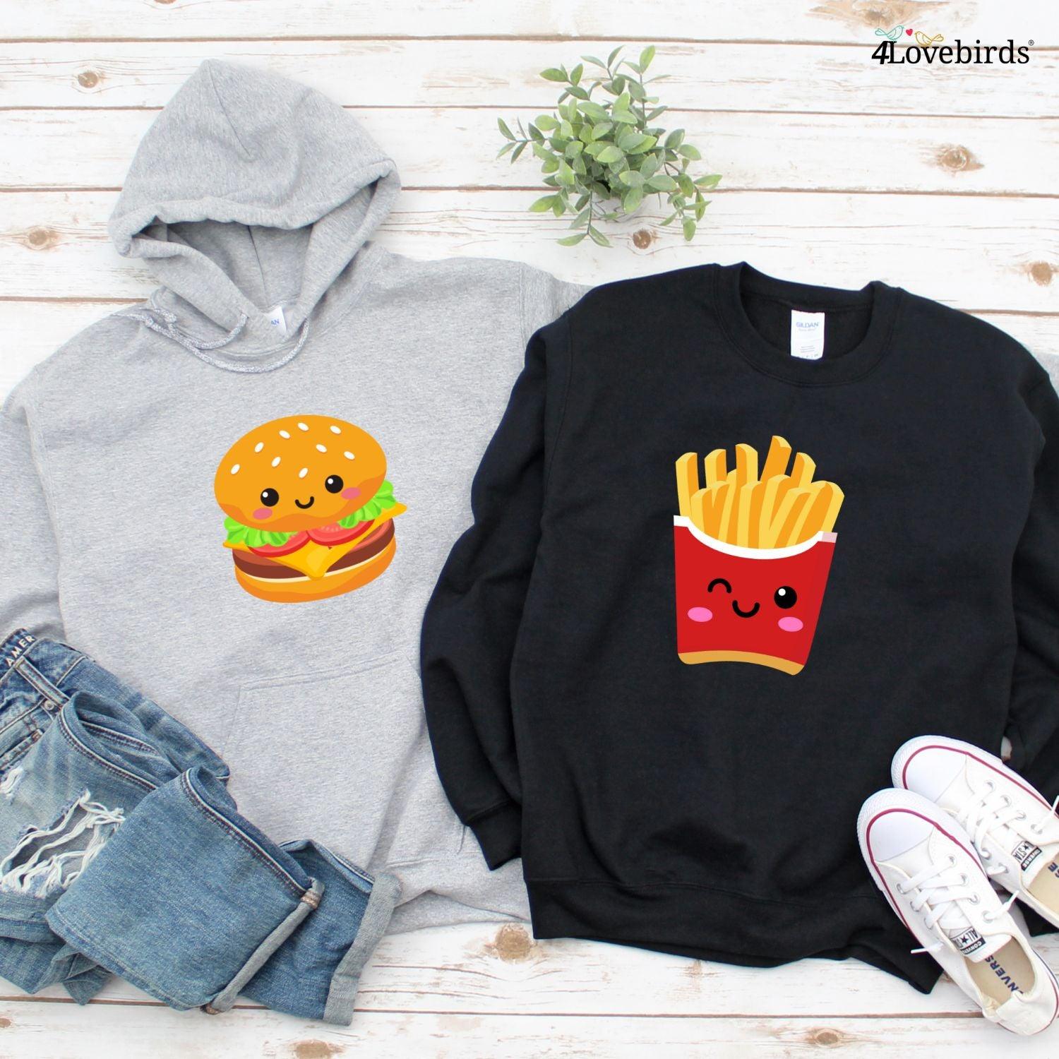 Burger & Frietjes Koppel Outfits - Perfect voor Foodies