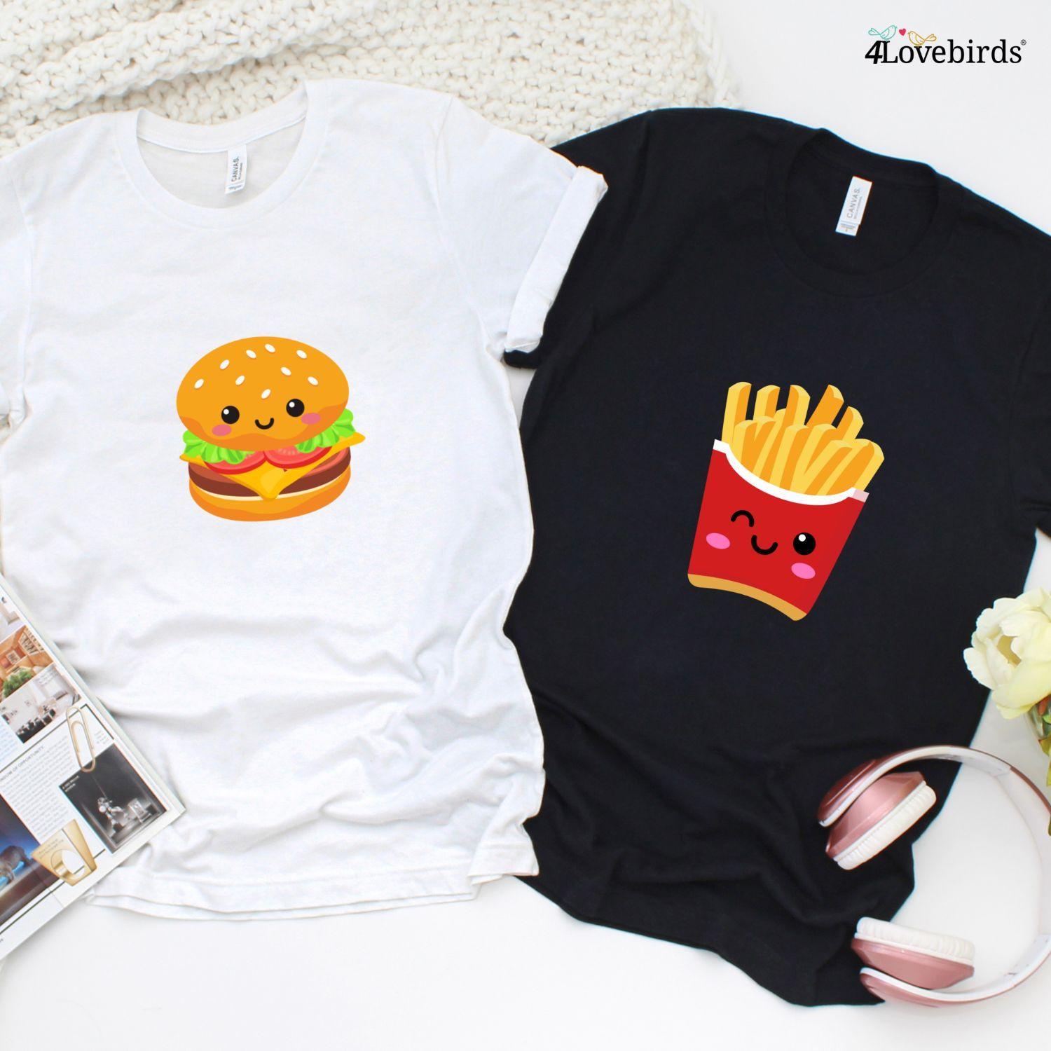 Burger & Frietjes Koppel Outfits - Perfect voor Foodies