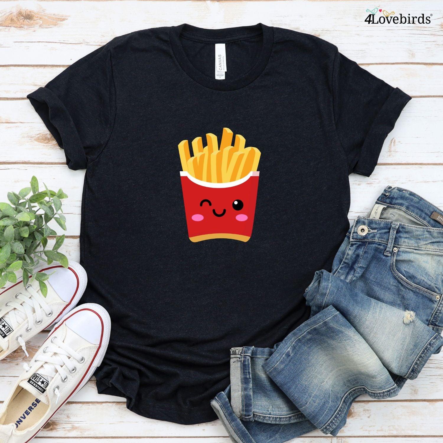 Burger & Frietjes Koppel Outfits - Perfect voor Foodies